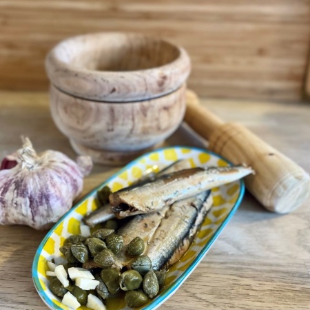 Ingrédients pour l'Anchoïade provençale traditionnelle